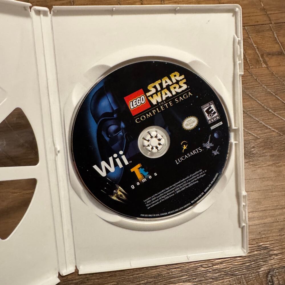 LEGO Star Wars: The Complete Saga (Nintendo Wii, 2007) Disc Only Action Game